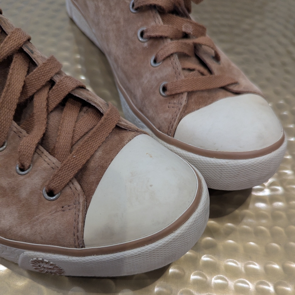 Ugg Evera 1888 Suede Shearling Sneakers 9 View 5